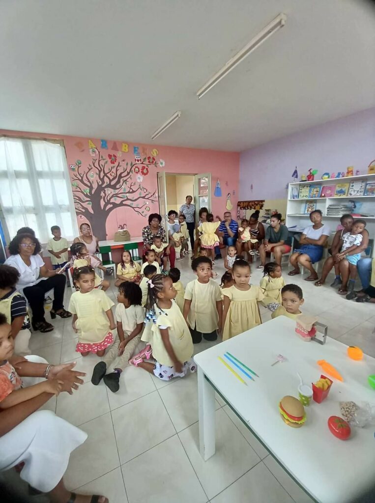 Enfants du centre infantile de Santo Antao en novembre 2022